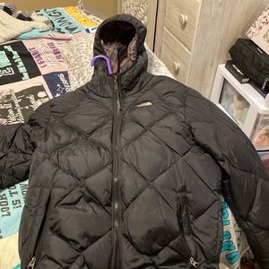 North face reversible puffer